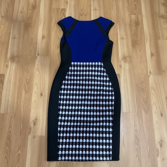 Enfocus Studio Dress With Houndstooth Pattern | Size 4 - Picture 2 of 3